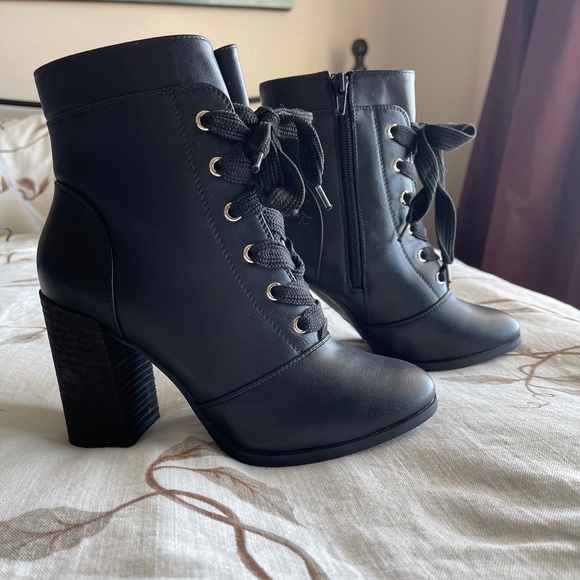 Call It Spring Shoes - Lace up ankle boot